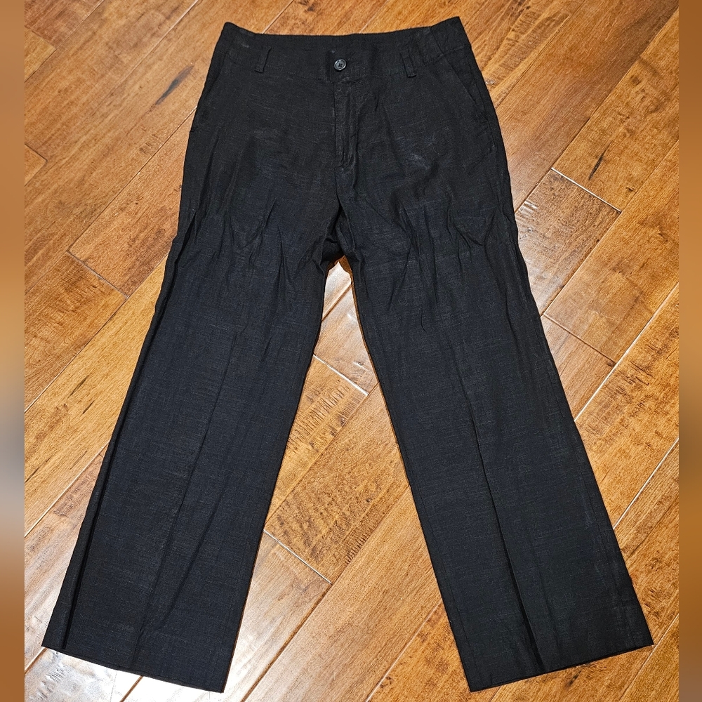 Banana Republic Harrison Stretch Linen Trousers Pants